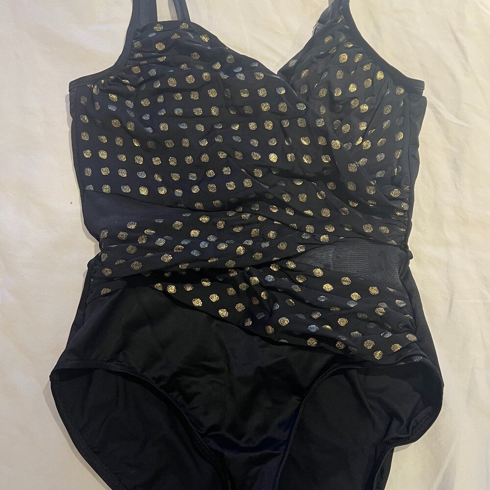 Miraclesuit BLACK Oceanus Tummy-Control One-Piece Swimsuit
